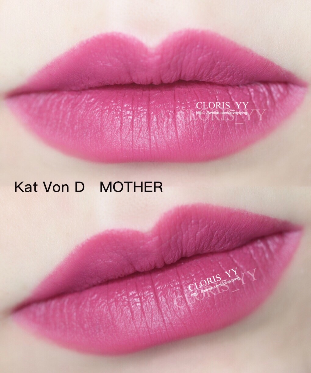 Kat Von D 铆钉唇膏LOLITA（黑管）LOLITA II、MOTHER、DOUBLE DARE试色