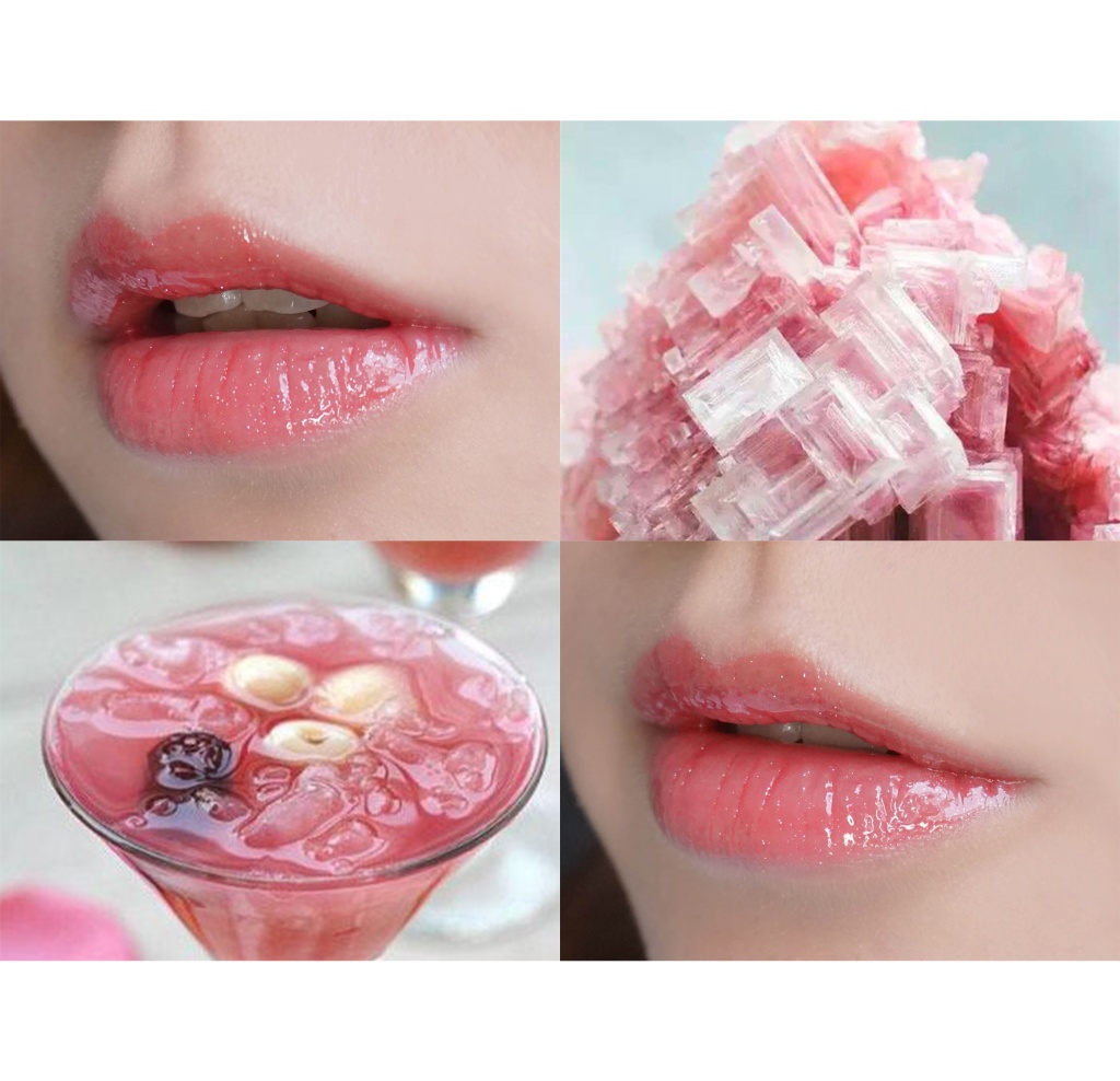 kiko3D唇釉12号草莓粉试色