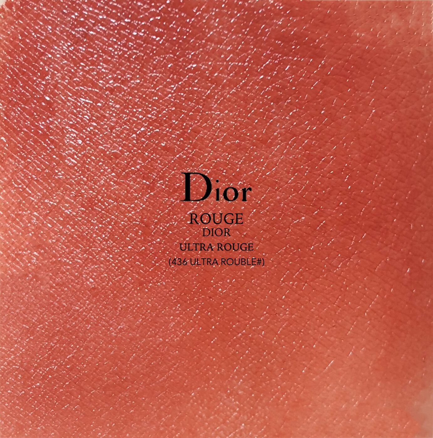 Dior 迪奥2018秋季新款红管限量唇膏（436#）试色