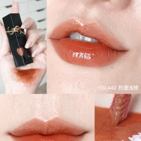 YSL圣罗兰黑管唇釉442/440/610试色
