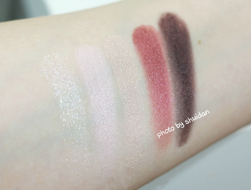 Jill Stuart 蝴蝶结五色眼影09 elegant silk试色