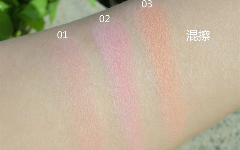 canmake花瓣雕刻腮红全试色