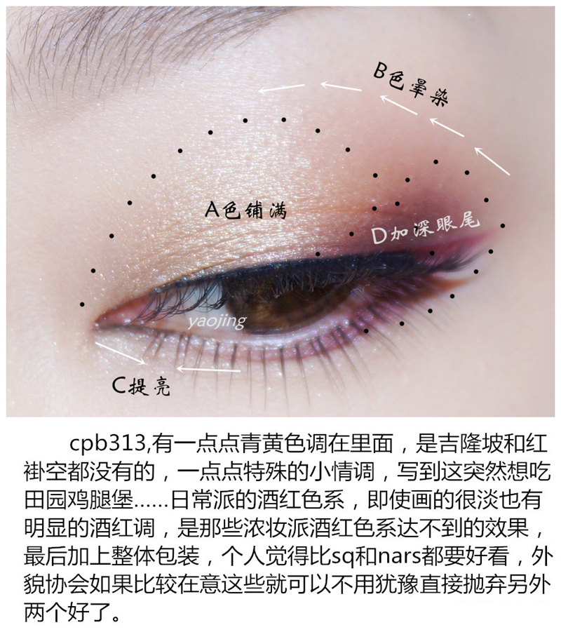 nars、cpb外加suqqu三盘眼影对比+画法