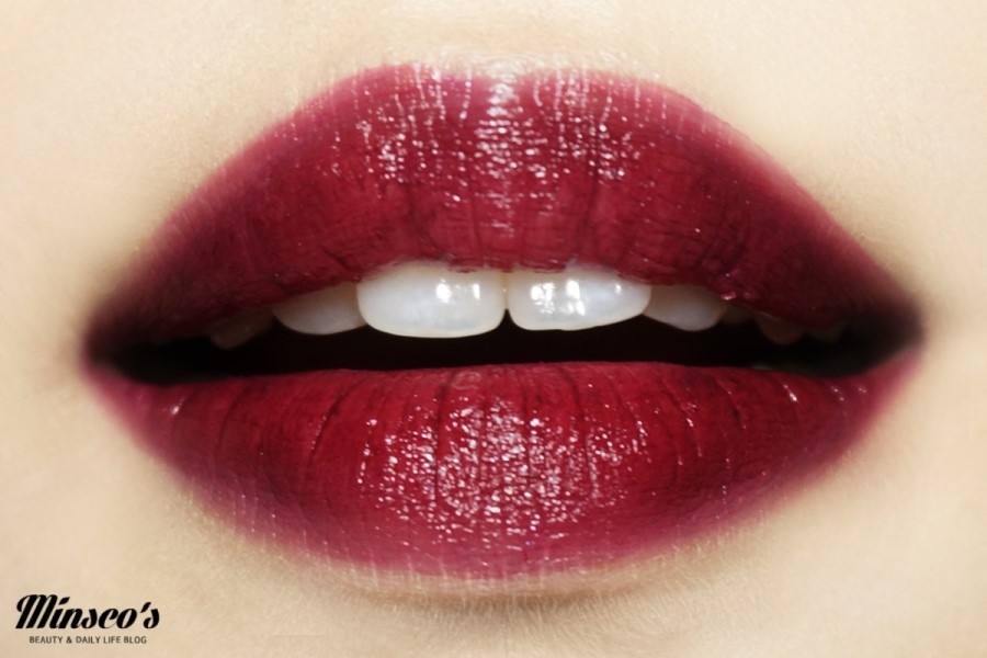 REVLON露华浓唇膏477black cherry试色