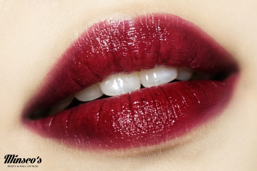 REVLON露华浓唇膏477black cherry试色