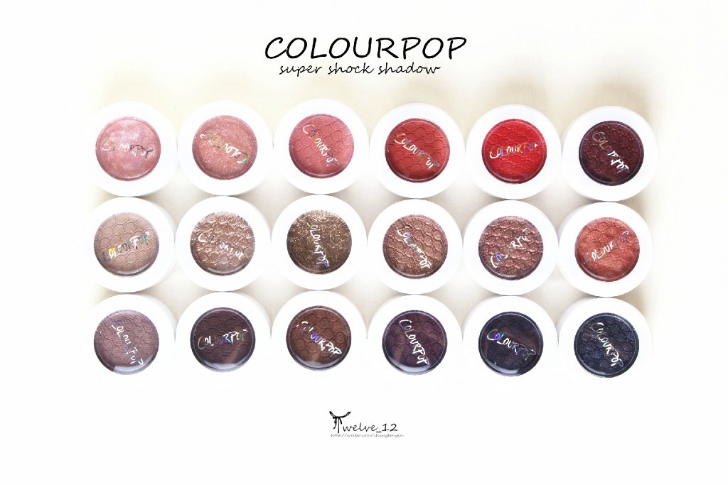 COLOURPOP 单色眼影试色