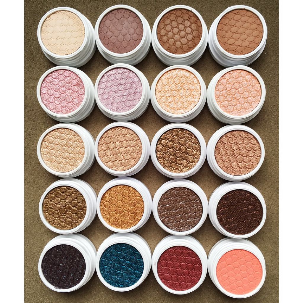 colourpop单色眼影20枚试色