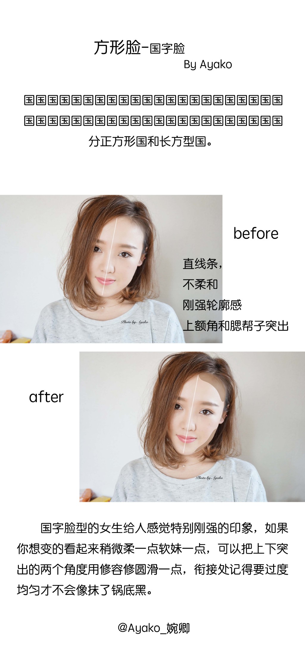 如何修饰脸型，不同脸型的修容方法