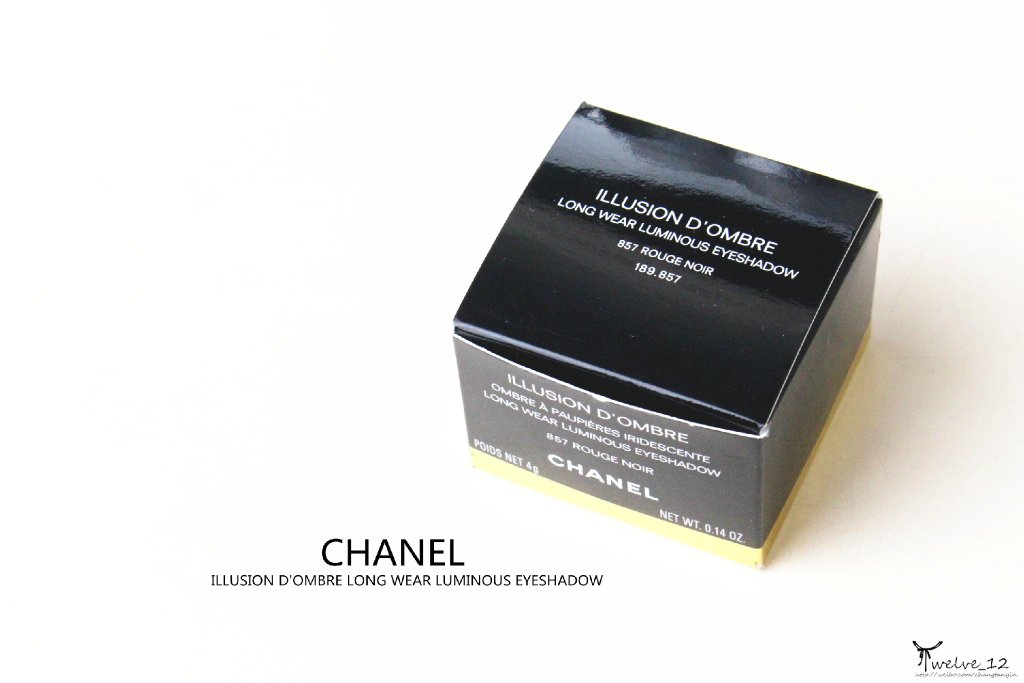 CHANEL 香奈儿2015年圣诞眼影膏 857 ROUGE NOIR试色