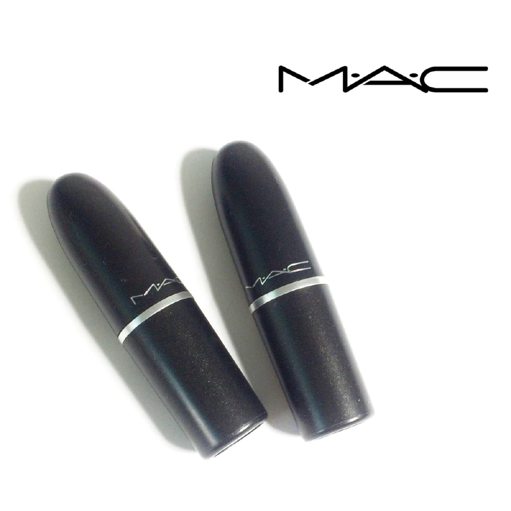 MAC唇膏 Lustre See Sheer&Lady bug试色