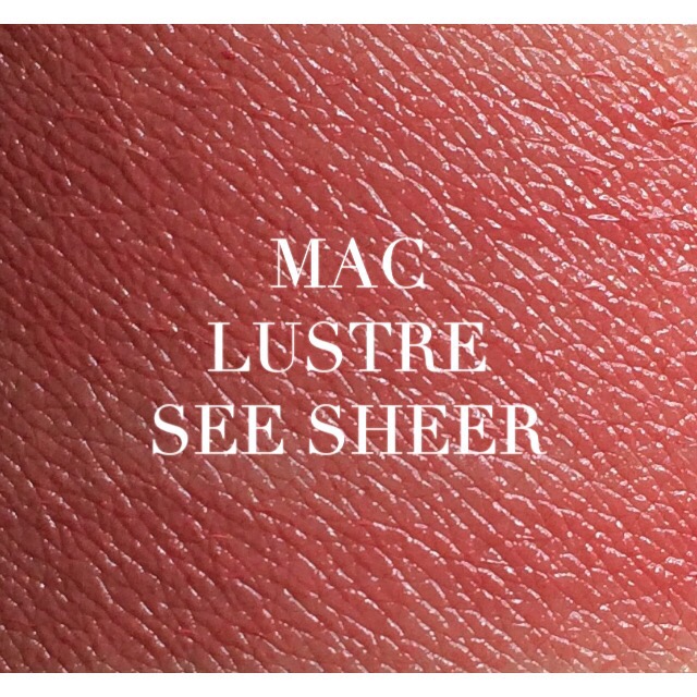 MAC唇膏 Lustre See Sheer&Lady bug试色