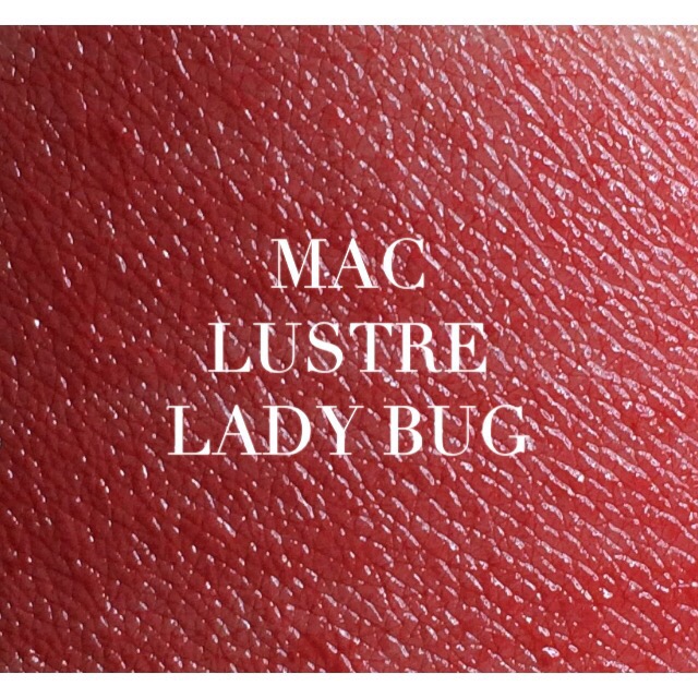 MAC唇膏 Lustre See Sheer&Lady bug试色