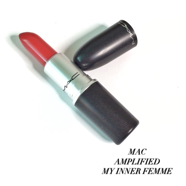 mac唇膏 inner femme试色