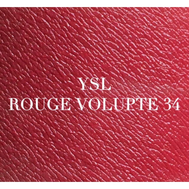 YSL圆管唇膏 Rouge Volupte 34试色