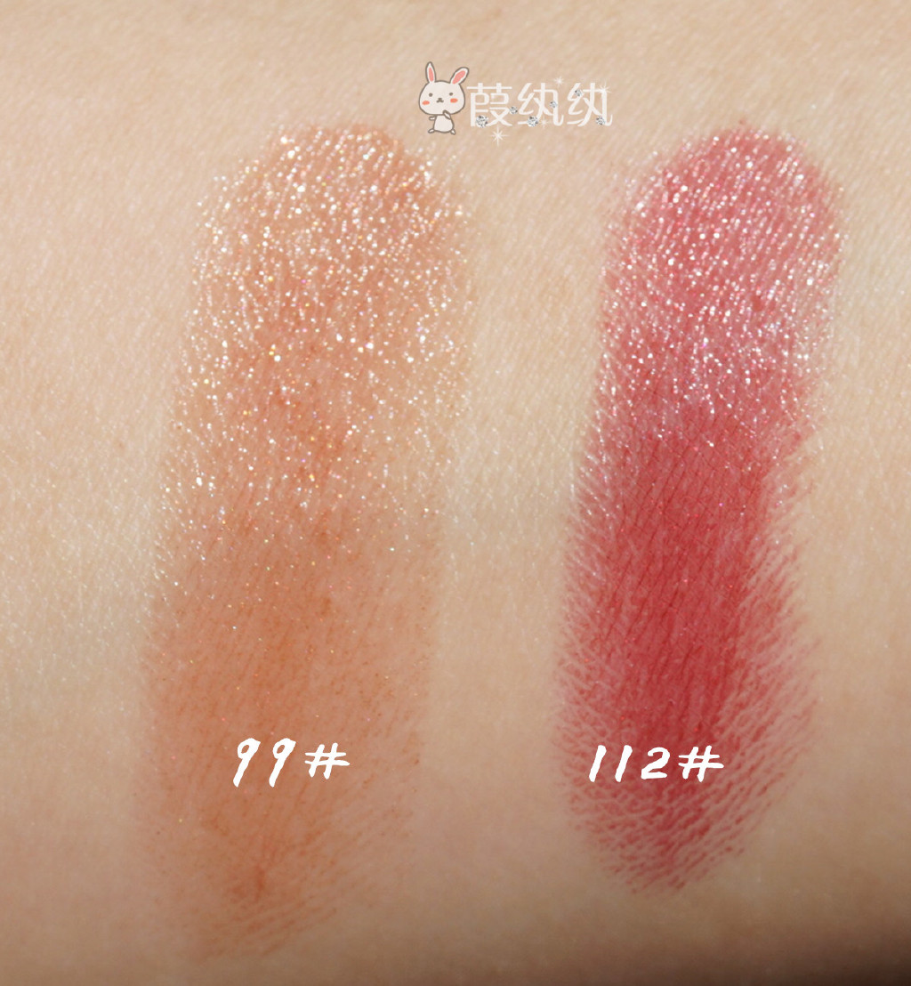 香奈儿唇膏2015秋季rouge coco shine 99和112试色