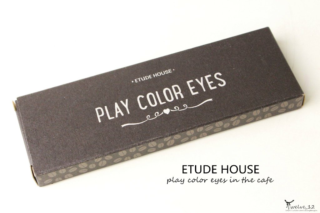 ETUDE HOUSE PLAY COLOR EYES in the cafe 爱丽小屋/伊蒂之屋十色眼影咖啡盘试色