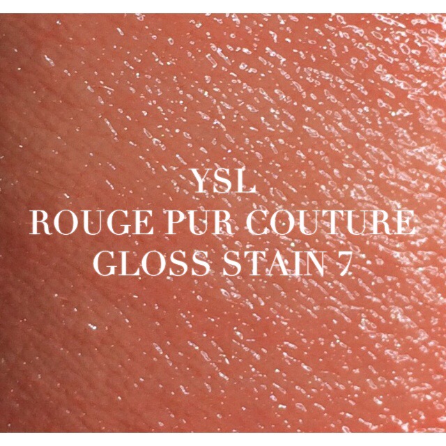 YSL奢华缎面镜光唇釉7&YSL Rouge Volupte 15试色