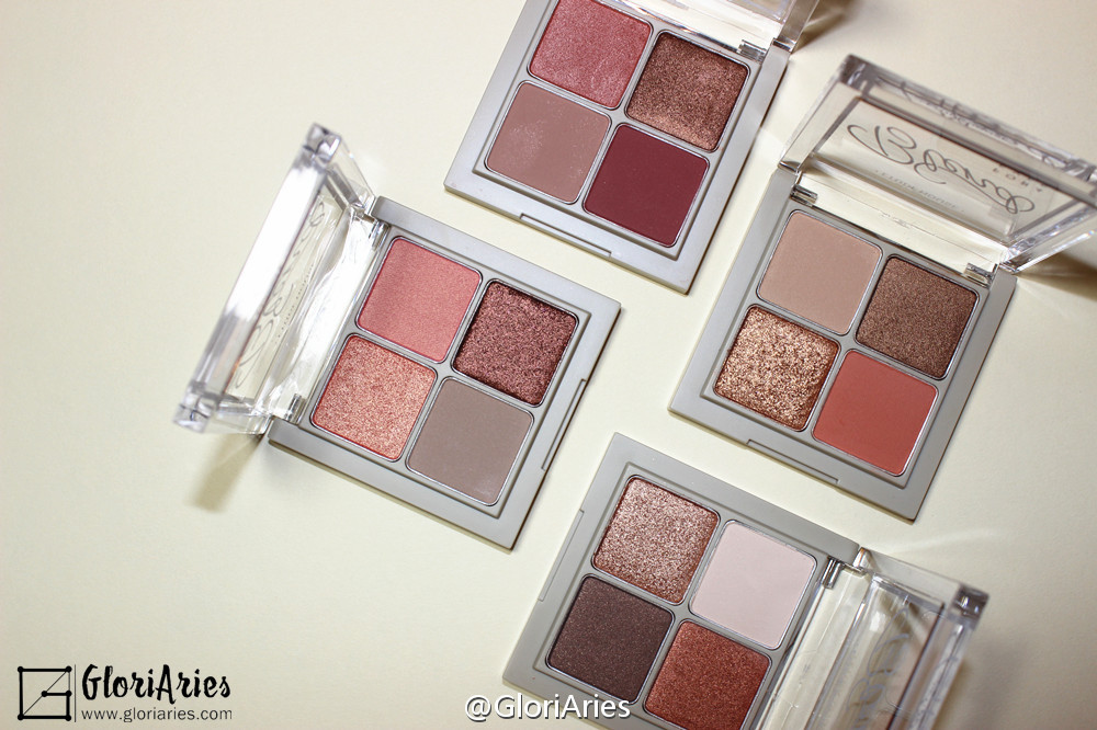 ETUDE HOUSE Blend for Eyes 爱丽小屋四色眼影全试色 分别是红色|橘色|粉色|大地色