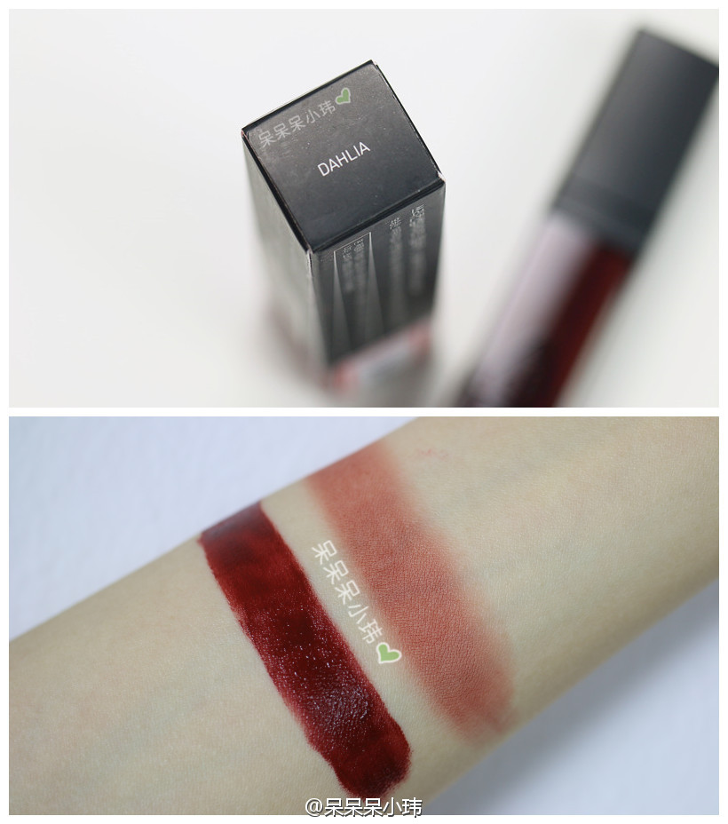 3CE Lip Lacquer 唇釉色号DAHLIA试色