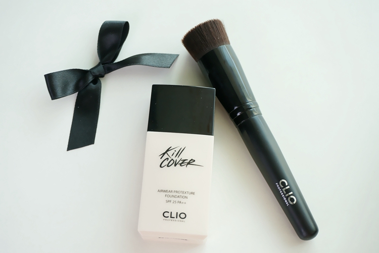 零瑕疵透亮底妆—CLIO水润精华气垫+CLIO轻薄裸妆粉底液