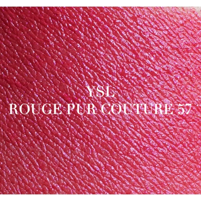 YSL唇膏方管 Rouge Pur Couture 57试色