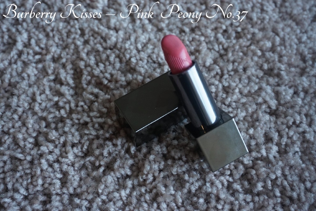 Burberry kisses唇膏 Pink Poeny No.37 试色