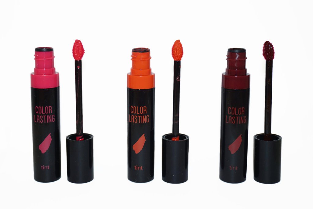 ARITAUM color lasting tint 爱茉莉唇釉 07、09、15试色