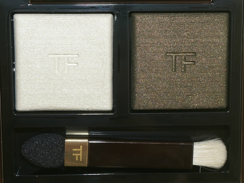 tomford双色眼影02raw jade试色&画法