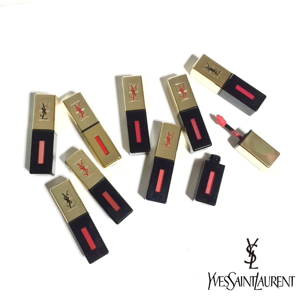 YSL ROUGE PUR COUTURE GLOSS STAIN 缎面镜光唇釉5/7/9/10/11/12/28/31/301试色合集