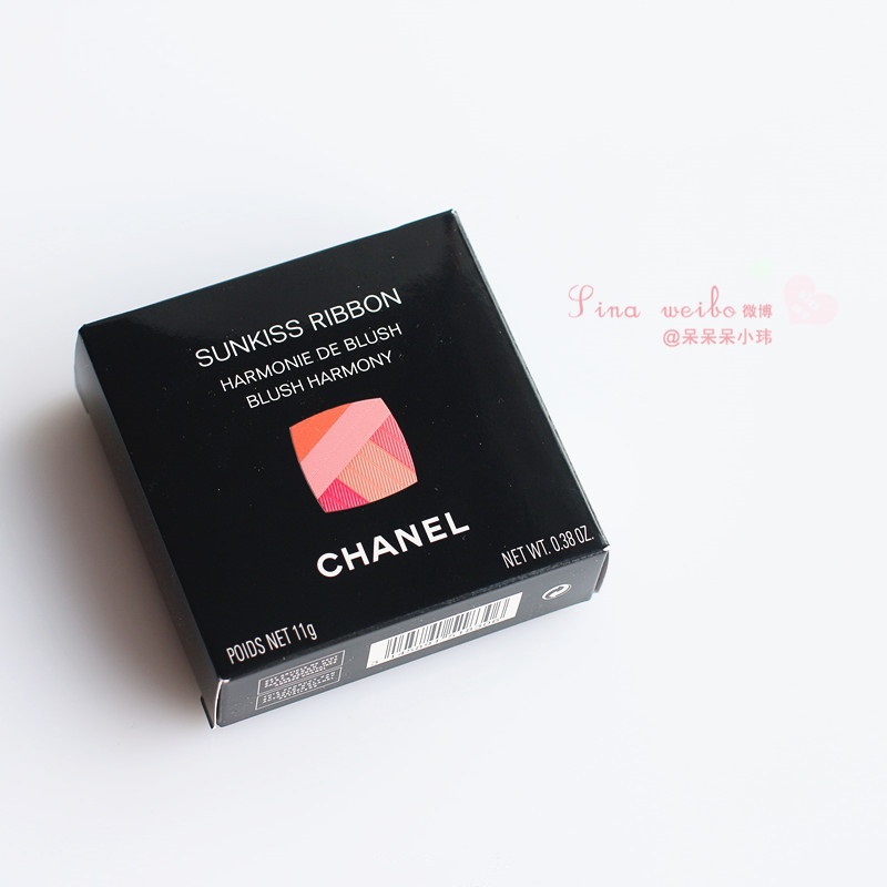 CHANEL 2016春季新品腮红Sunkiss Ribbon试色