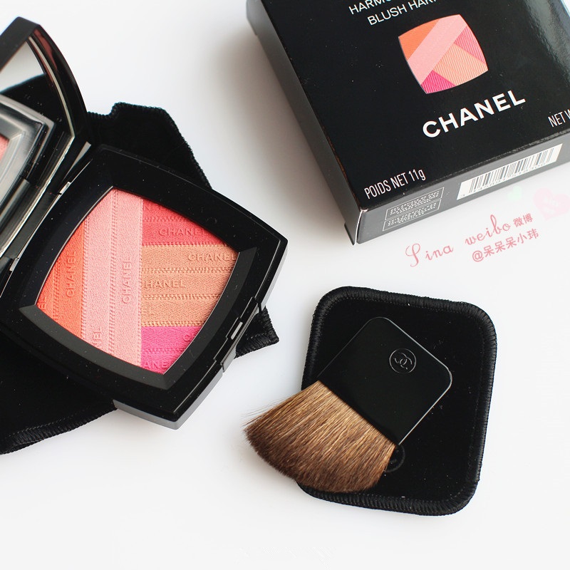 CHANEL 2016春季新品腮红Sunkiss Ribbon试色