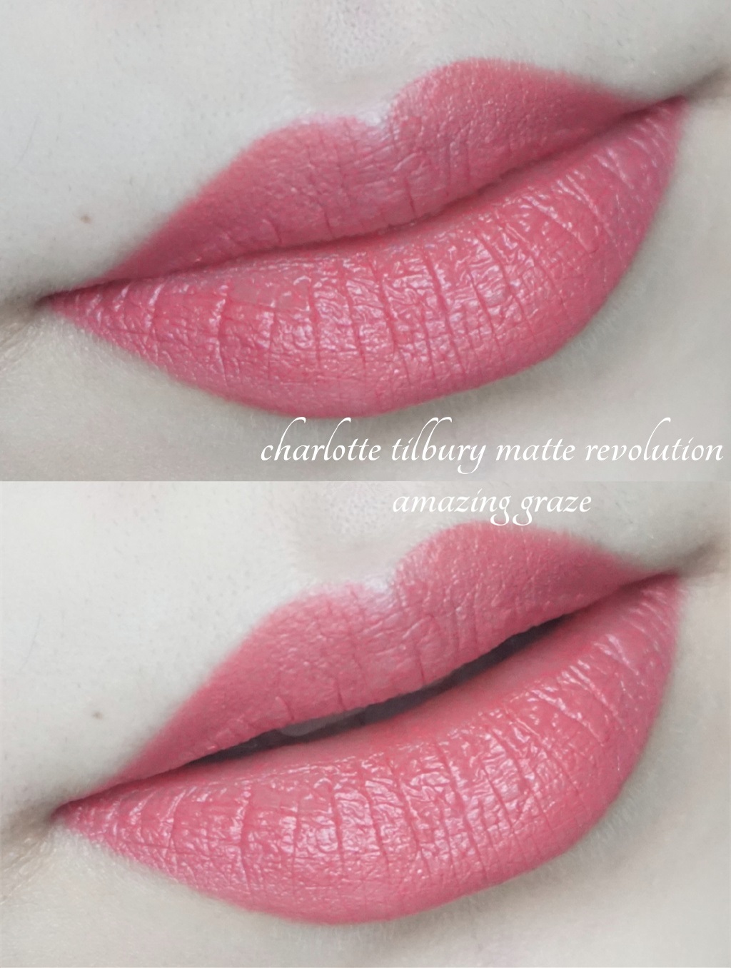 Charlotte Tilbury唇膏 Matte Revolution系列 色号Amazing Graze试色