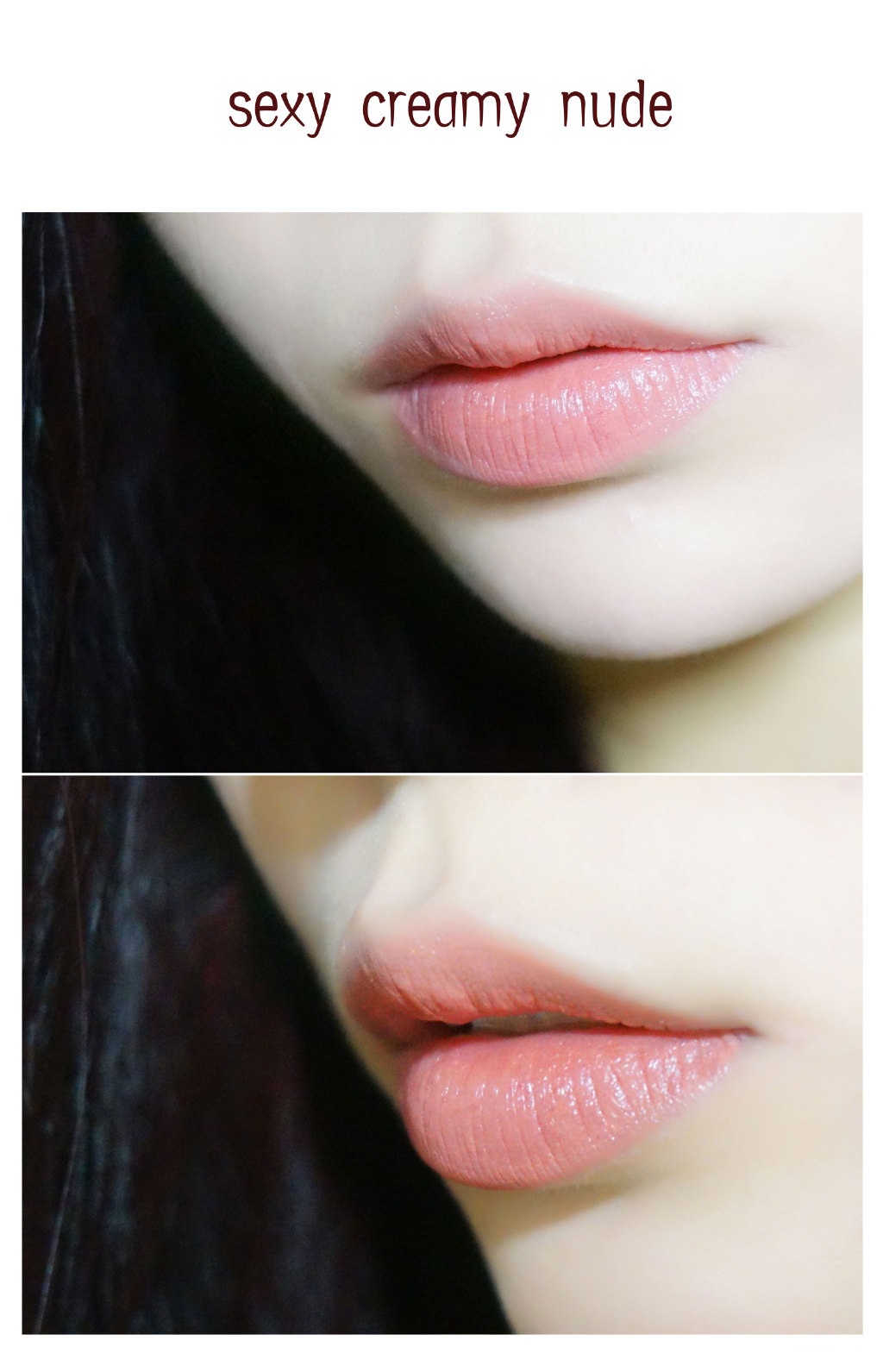 Cosluxe持久滋润雕塑口红kiss me pink、sexy creamy nude、Taylor red、cherry lip试色