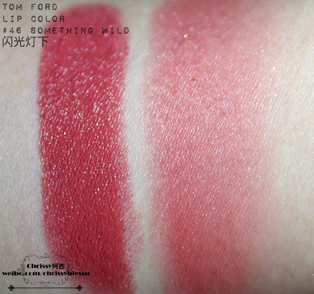 Tom Ford唇膏 Lip Color 46号Something Wild试色