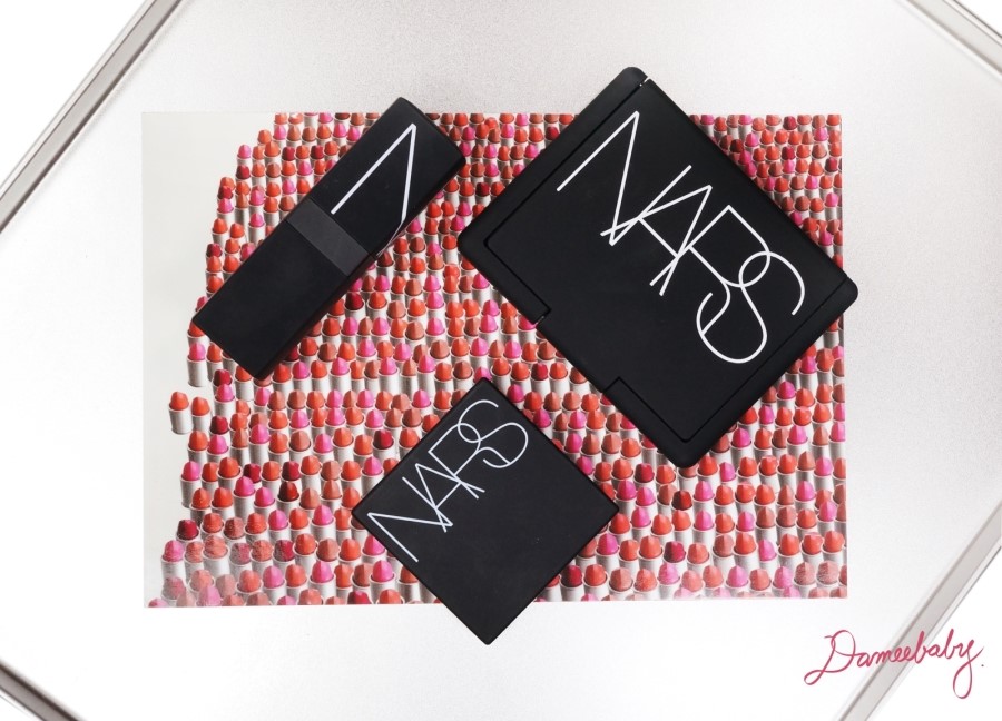 NARS 2016 春季新品唇膏Rose cliff、腮红盘impassioned、单色眼影盘KARI试色