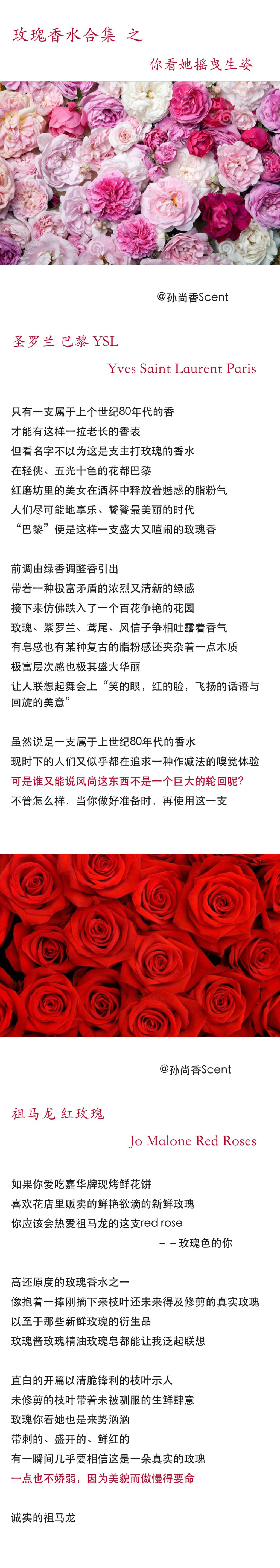 玫瑰香水什么牌子好，盘点18支较为常规的玫瑰香水