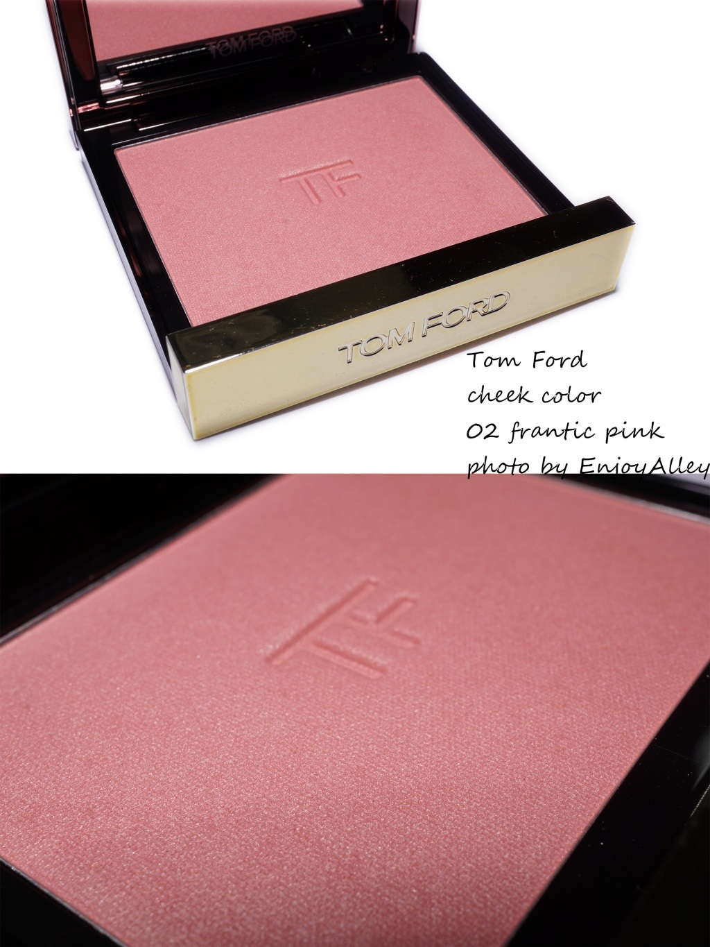 Tom Ford 腮红 02 frantic pink试色