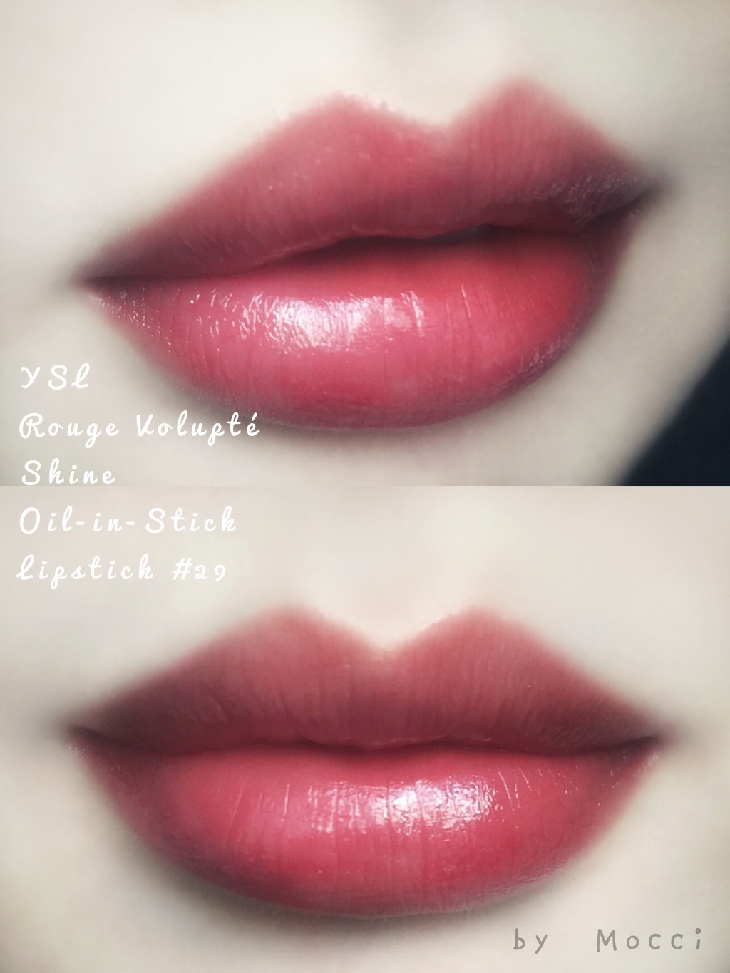 YSL Rouge Volupté Shine Oil-in-Stick Lipstick YSL唇膏圆管48 | 圆管29 试色