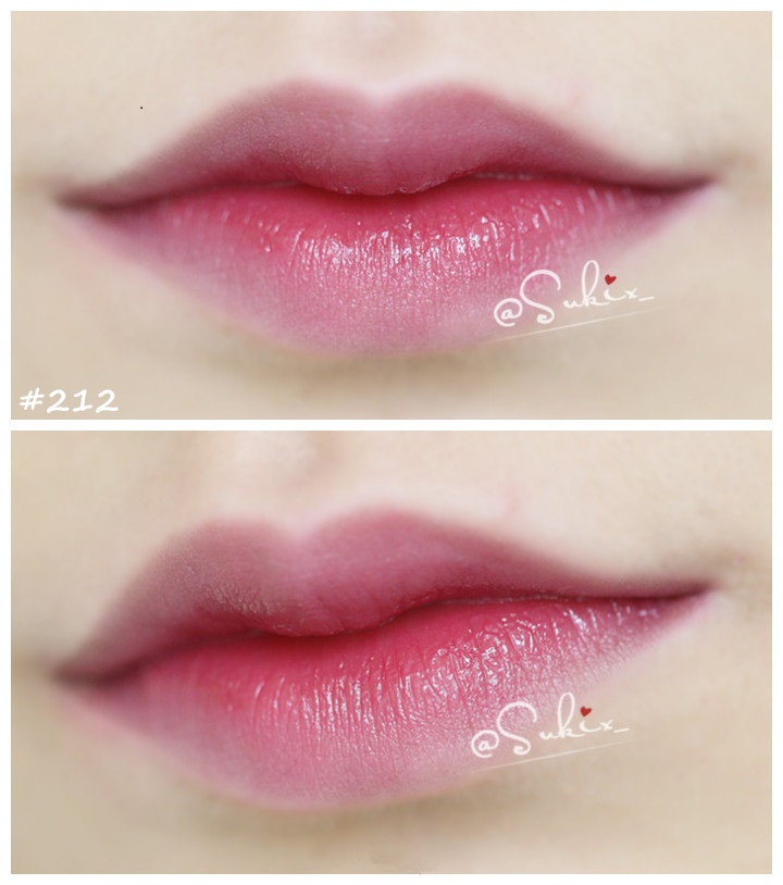 CHANEL Rouge Coco Stylo 香奈儿细管唇膏212、214试色