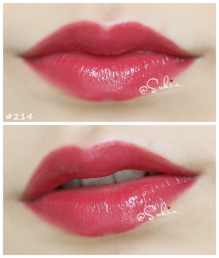 CHANEL Rouge Coco Stylo 香奈儿细管唇膏212、214试色