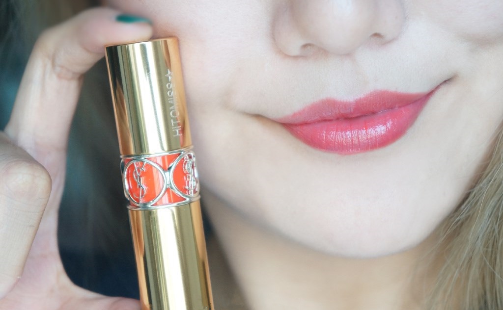 YSL 2016 ROUGE VOLUPTé SHINE OIL-IN-STICK 迷魅唇膏圆管新色试色