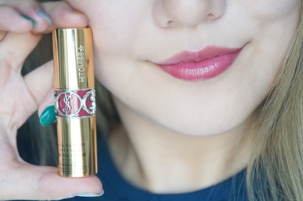 YSL 2016 ROUGE VOLUPTé SHINE OIL-IN-STICK 迷魅唇膏圆管新色试色