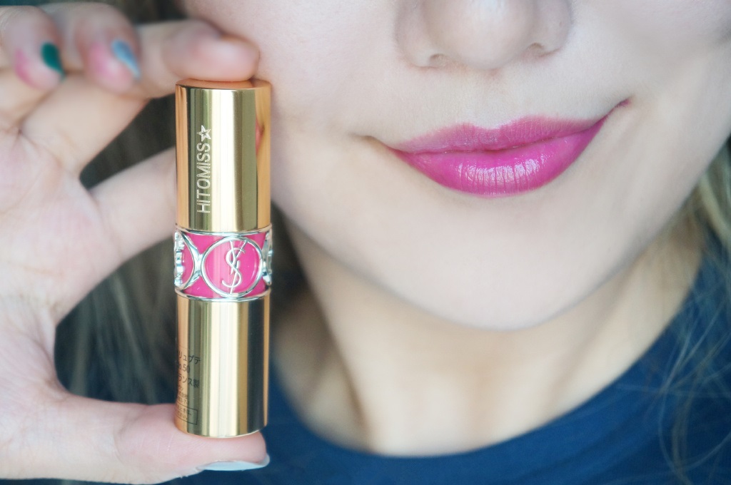 YSL 2016 ROUGE VOLUPTé SHINE OIL-IN-STICK 迷魅唇膏圆管新色试色