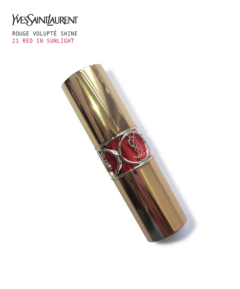 YSL ROUGE VOLEPTE SHINE 系列圆管唇膏21试色