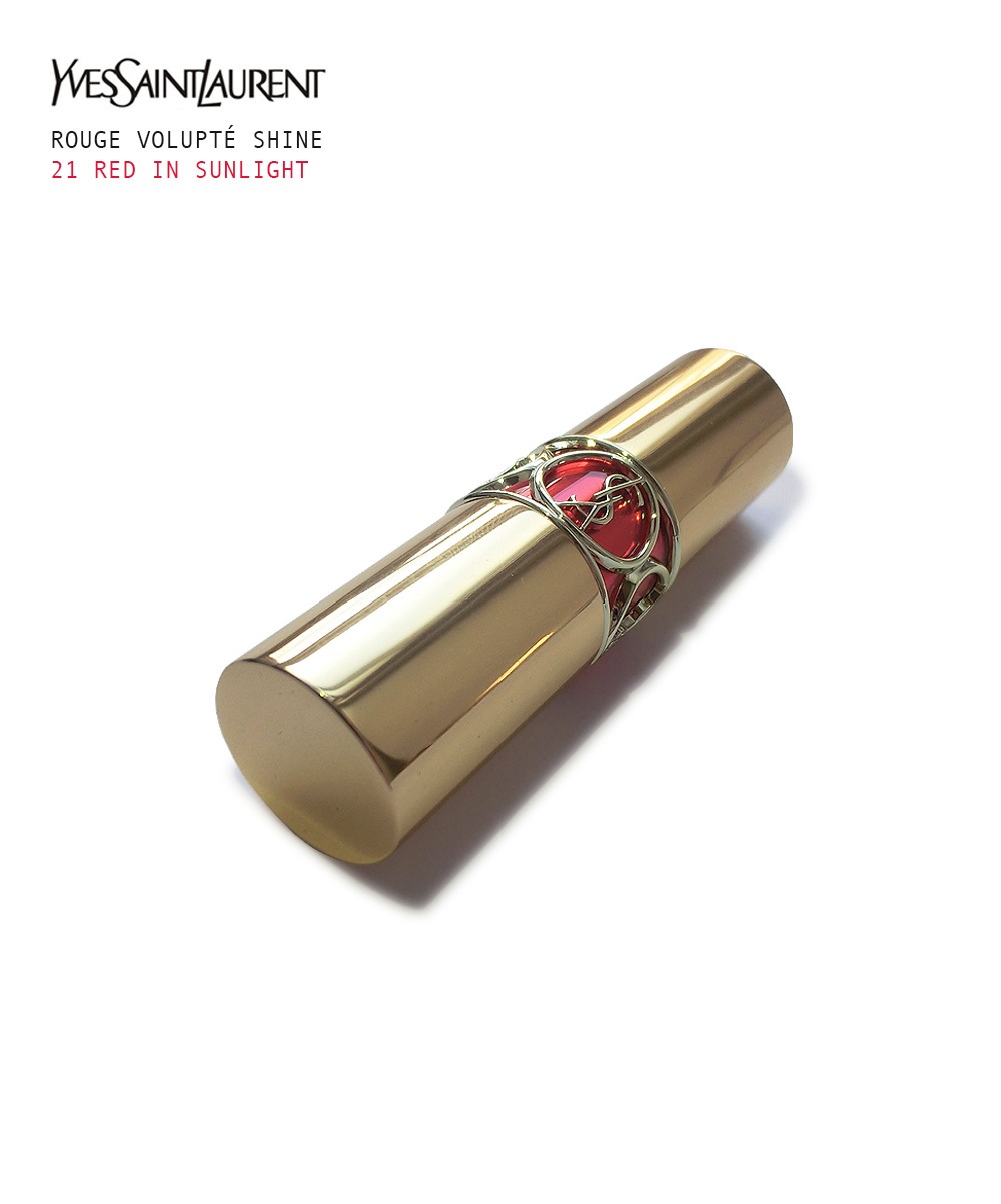 YSL ROUGE VOLEPTE SHINE 系列圆管唇膏21试色