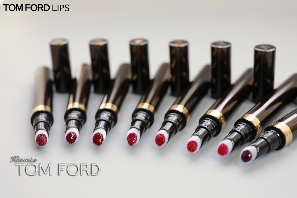 TOM FORD PATENT FINISH LIPS 细管唇釉全系列试色