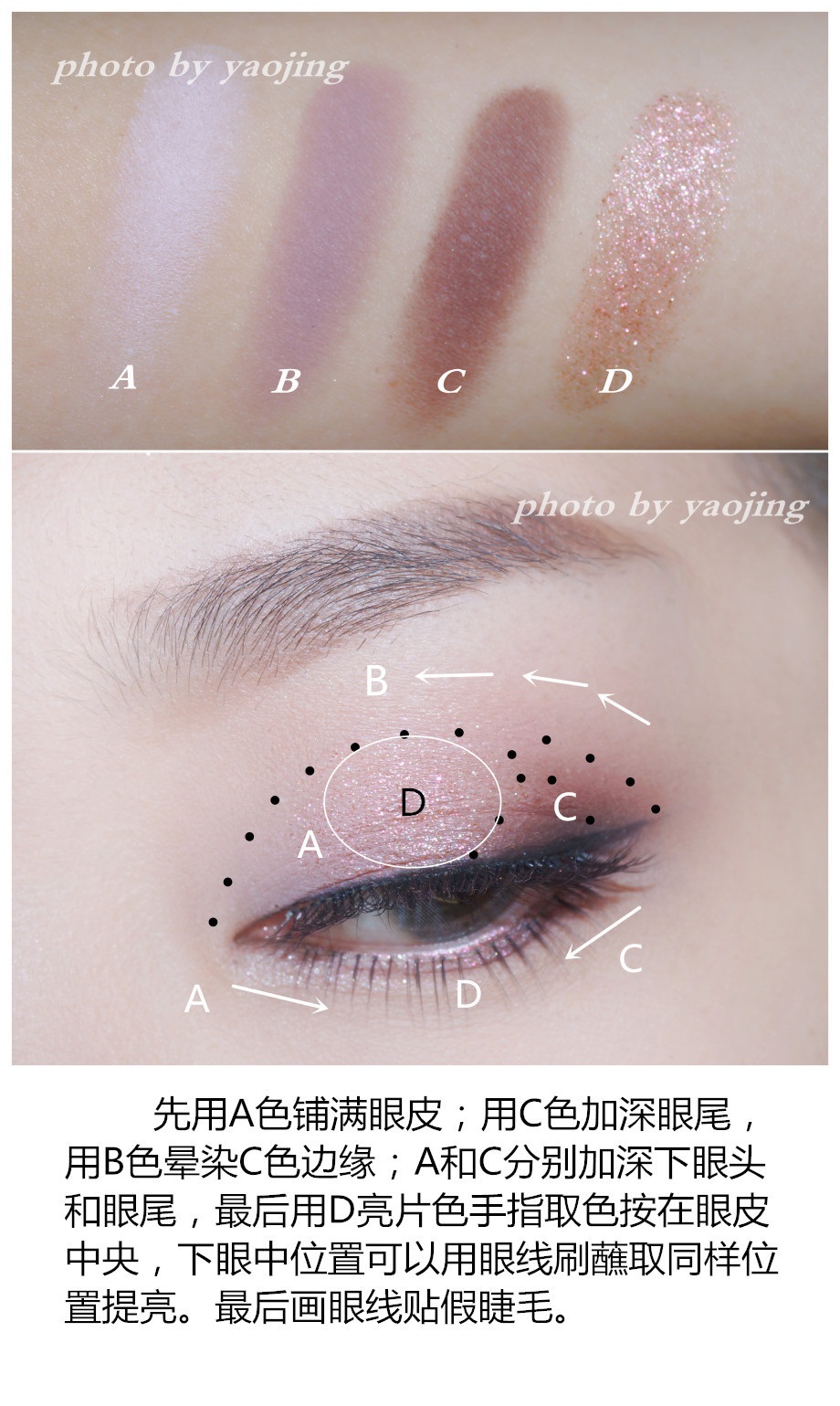 Lorac pro一代眼影盘+MAC SLOW亮片色，粉棕调大地色眼影画法