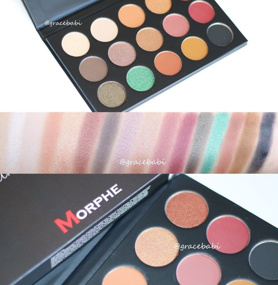 Morphe X kathleenlights 15色眼影盘试色+画法