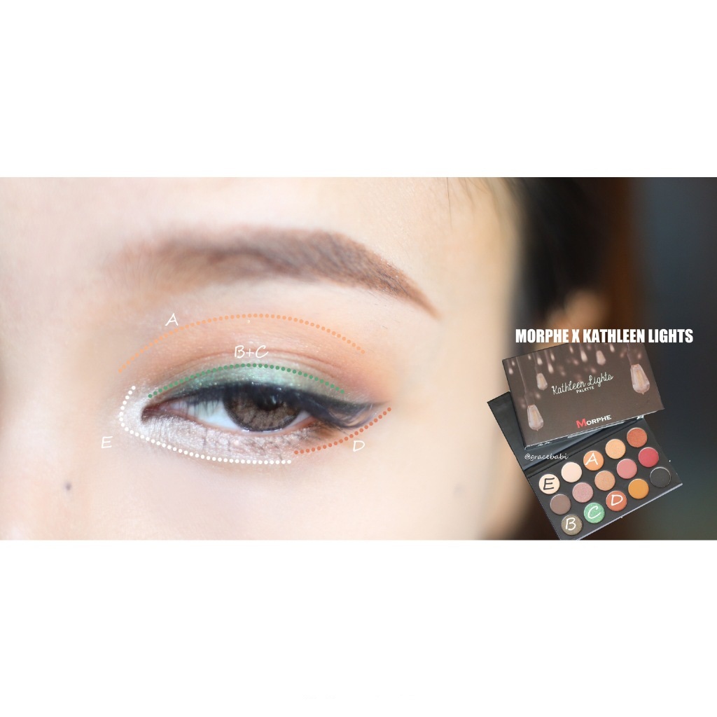 Morphe X kathleenlights 15色眼影盘试色+画法