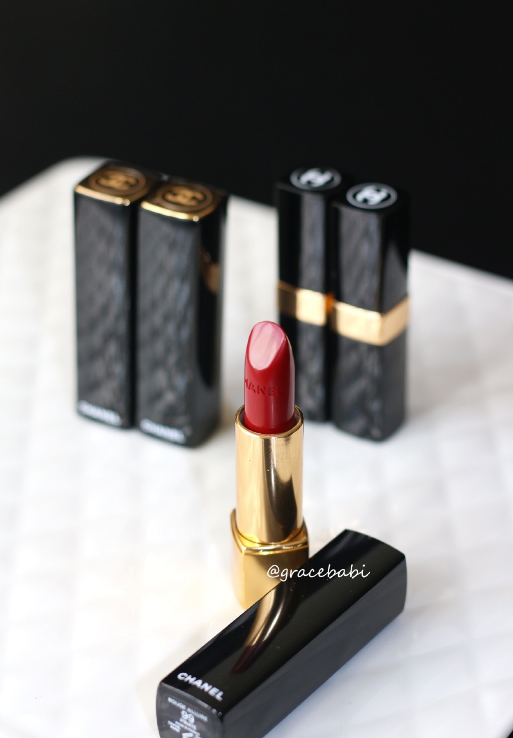 CHANEL香奈儿Rouge Coco Shine 55/56&Chanel Rouge Allure 96/99/138试色
